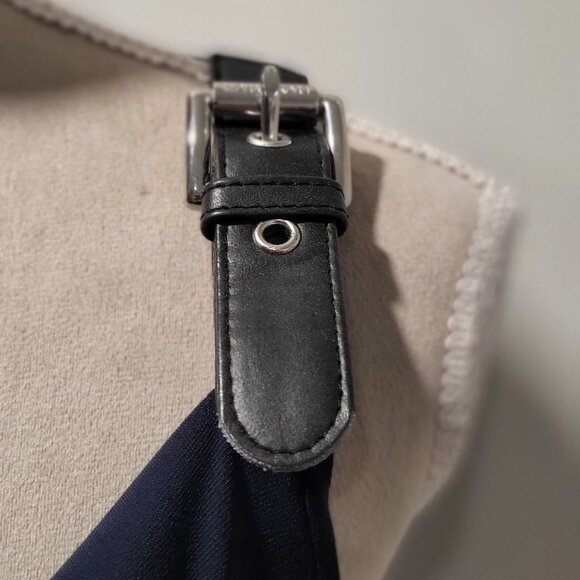 Michael Kors Dark Navy Blue Dress, with shoulder (belt) straps, Size Medium - Picture 9 of 12